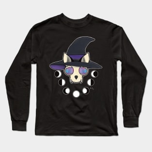 Moon Cat Long Sleeve T-Shirt